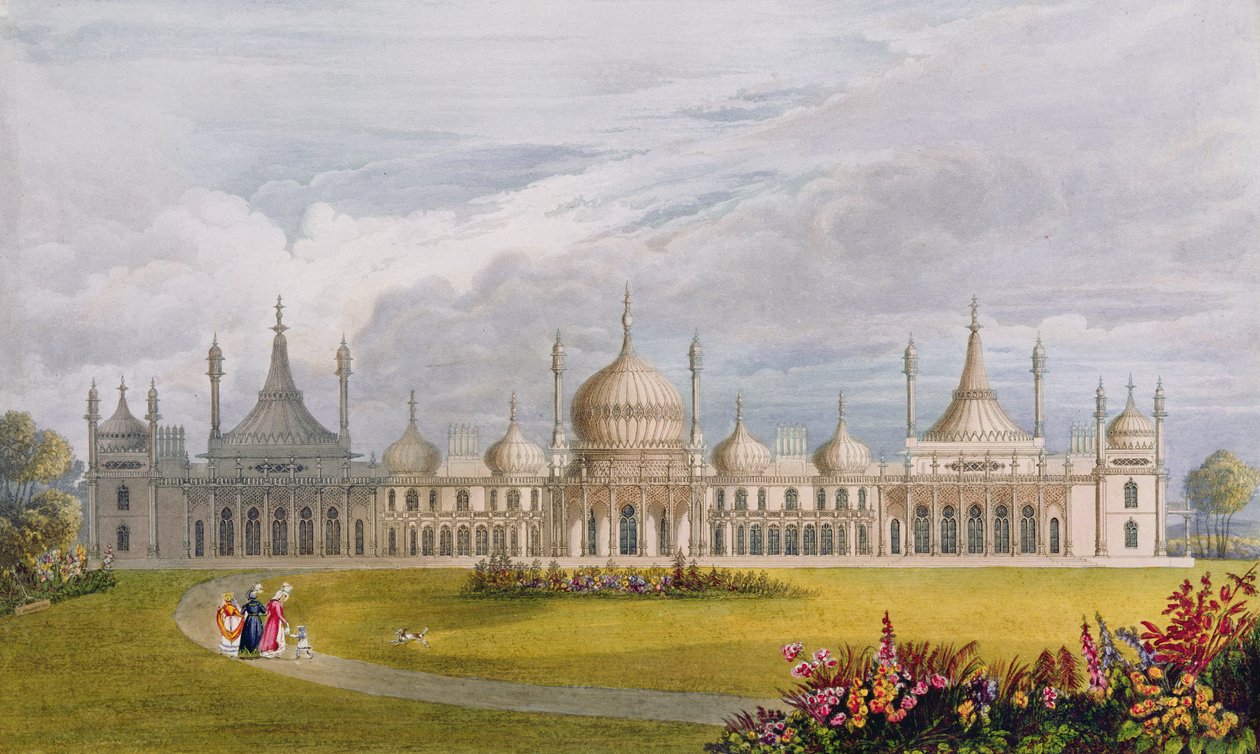 Brighton Royal Pavilion, 1800-tallet av English School