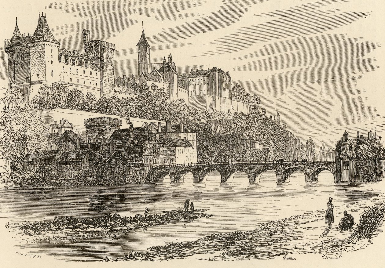 Castle of Pau, Spania, fra boken 