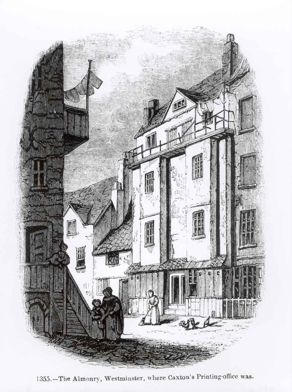 Caxtons trykkeri, The Almonry, Westminster av English School