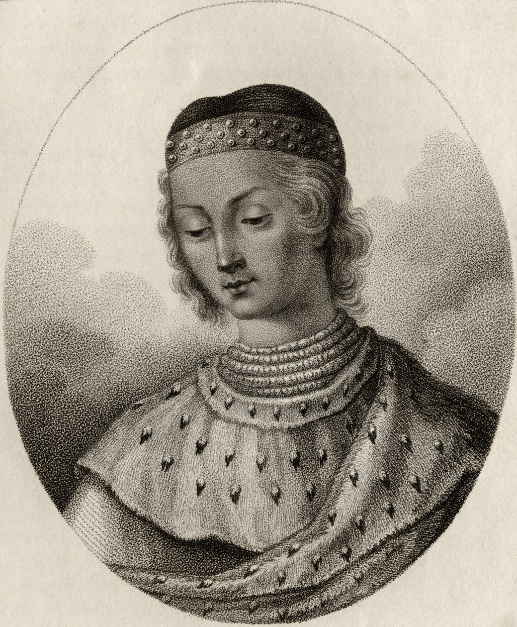 Charles av Valois, hertug av Orleans, gravert av Gerimia, fra 
