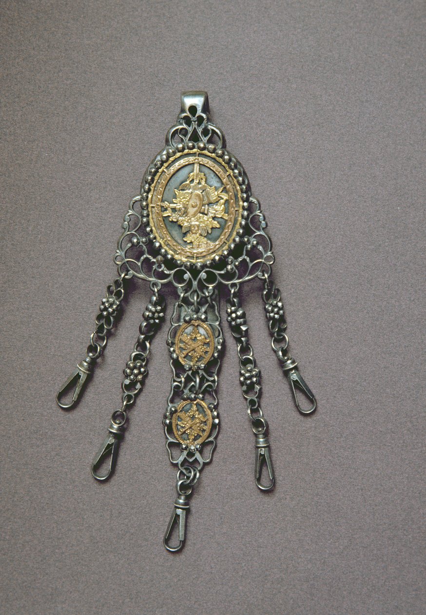 Chatelaine, sent på 1700-tallet (stål) av English School