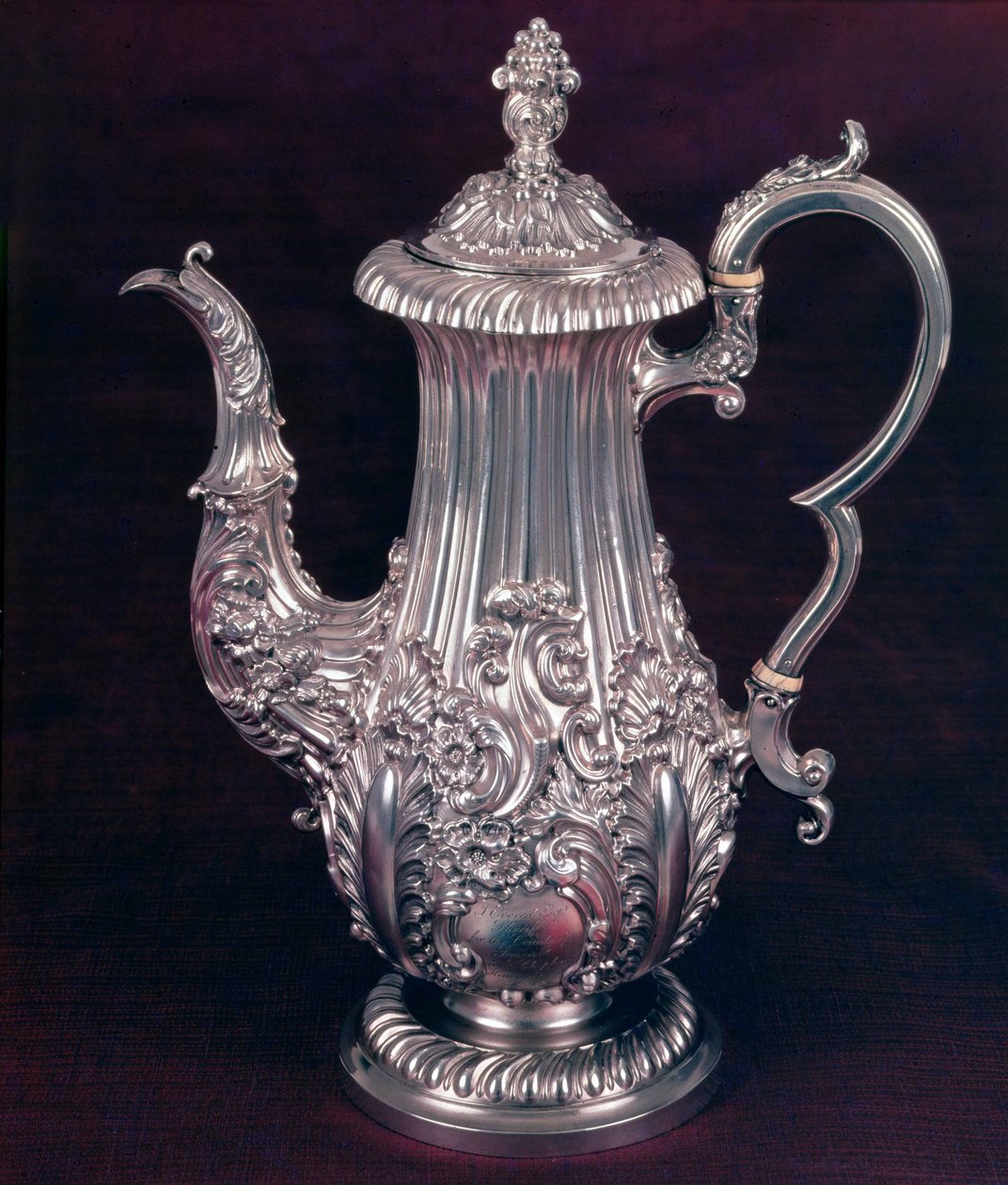 Kaffekanne av John Watson, Sheffield, 1818 (sølv) av English School