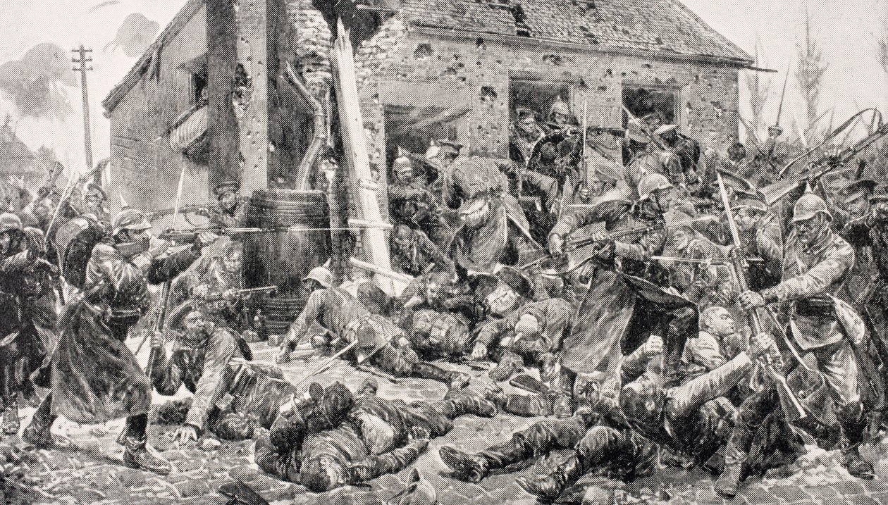 Coldstream Guards-aksjon, Landrecies, 24. august 1914, fra 