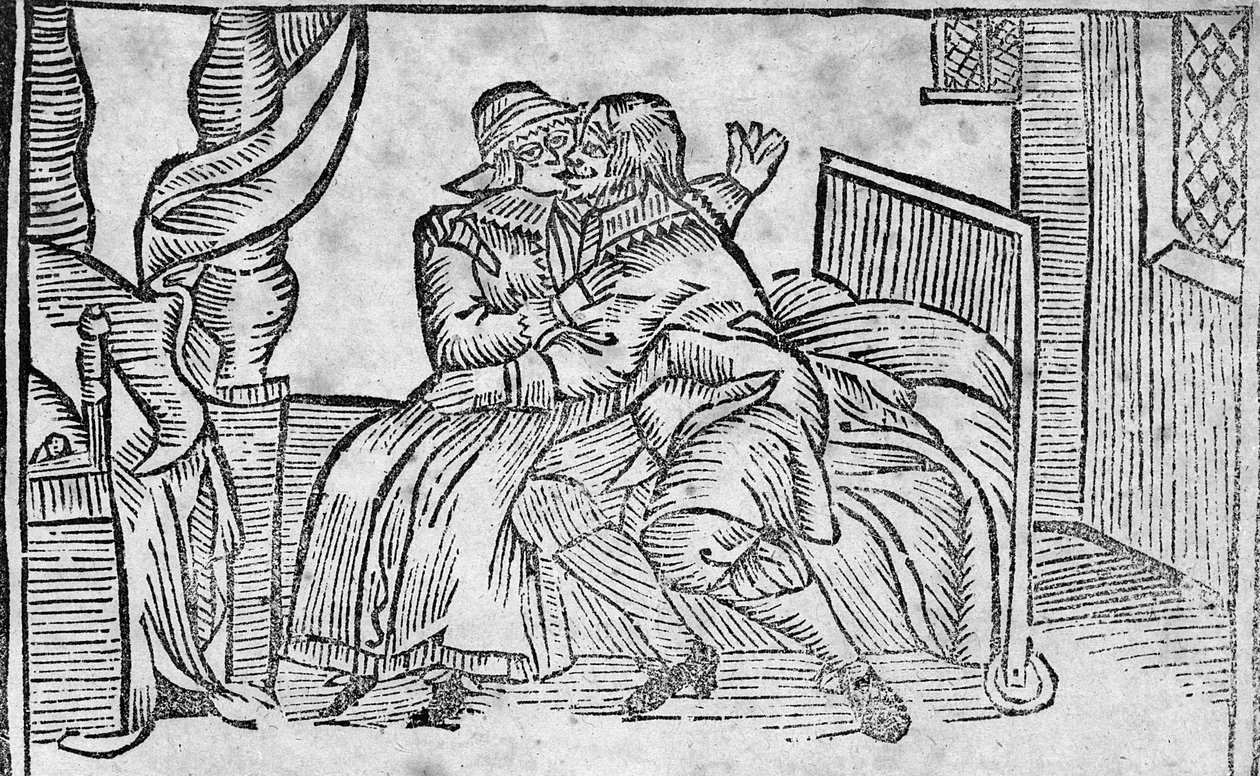 Couple Kissing, illustrasjon fra 