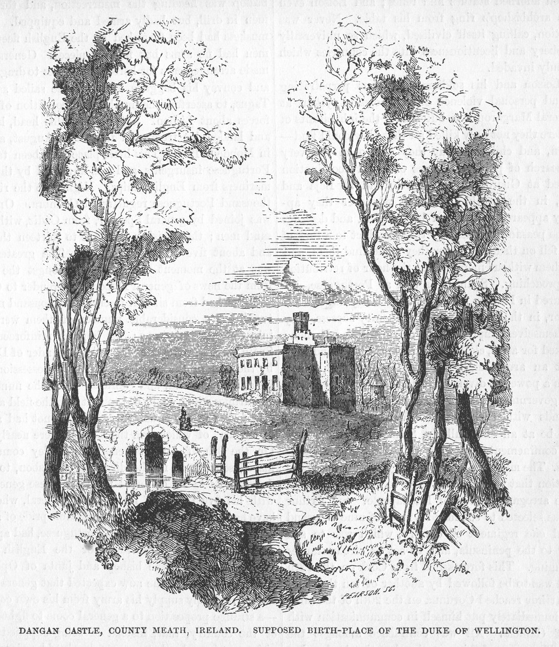 Dangan Castle, County Meath, Irland av English School