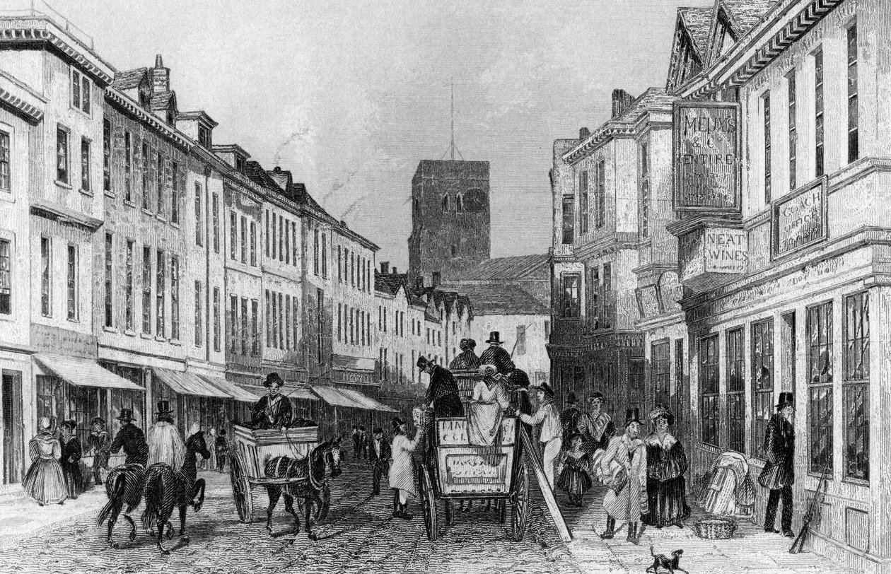 Dartford, Kent, ca. 1830 av English School