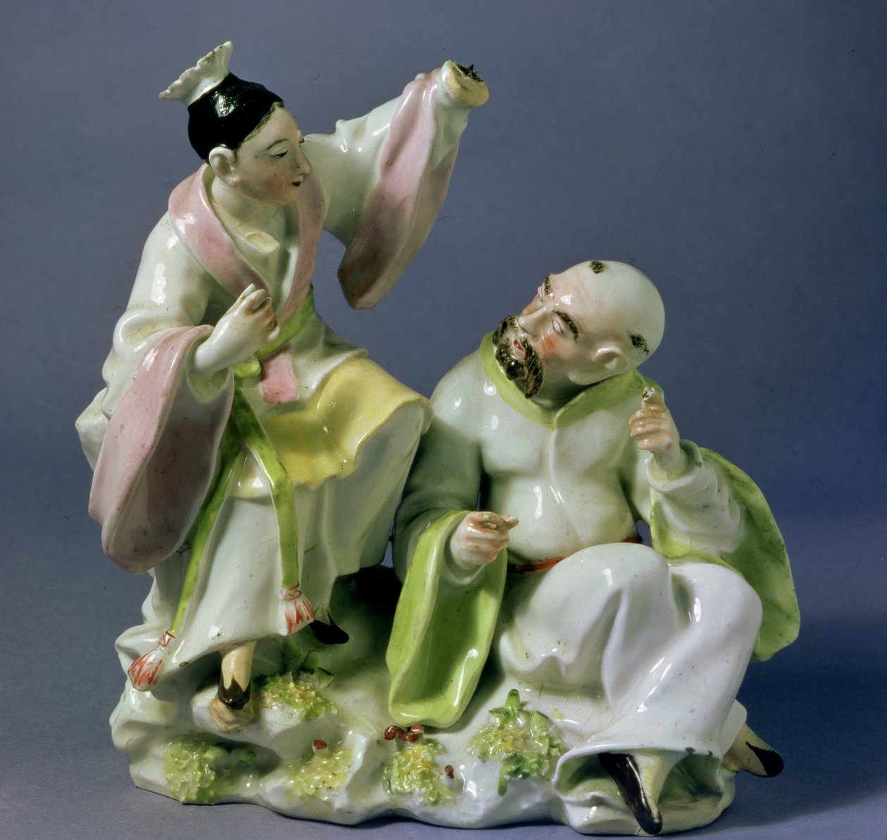 Derbygruppe, tidlig Blanche-periode, ca. 1750-54 (porselen) av English School