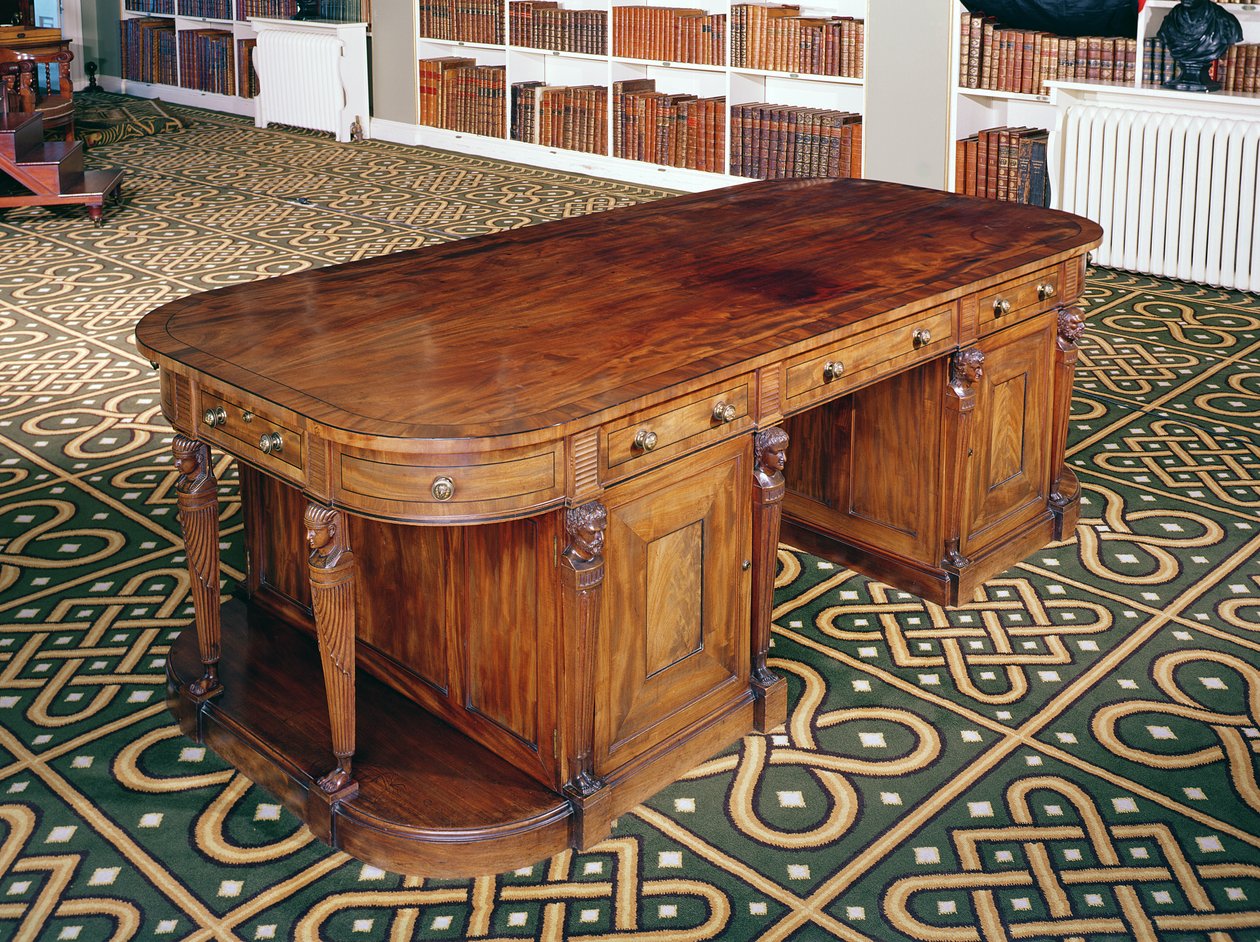 Skrivebord av Thomas Chippendale Jr, 1805 av English School