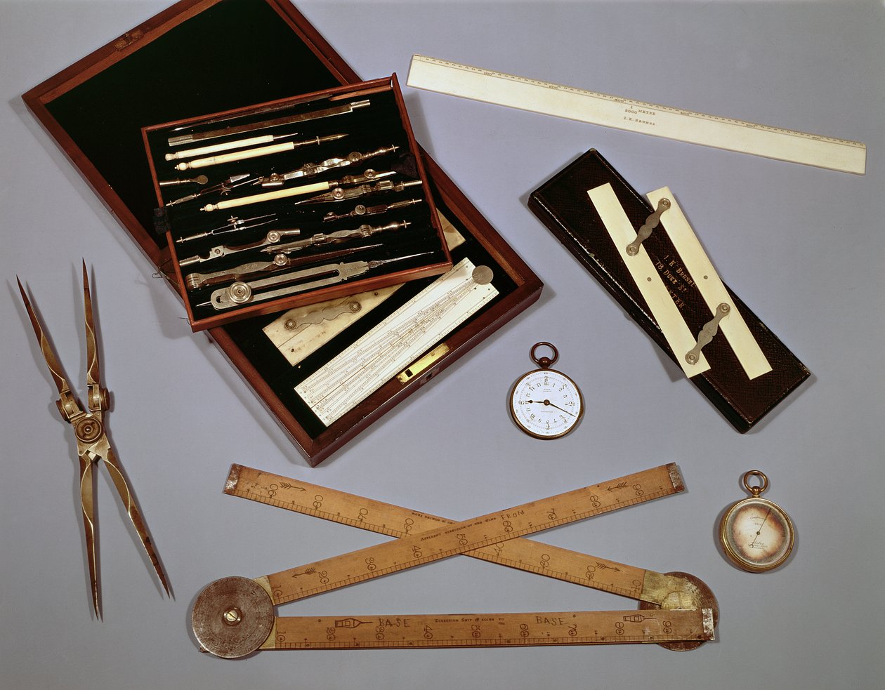 Tegneinstrumenter brukt av Isambard Kingdom Brunel av English School