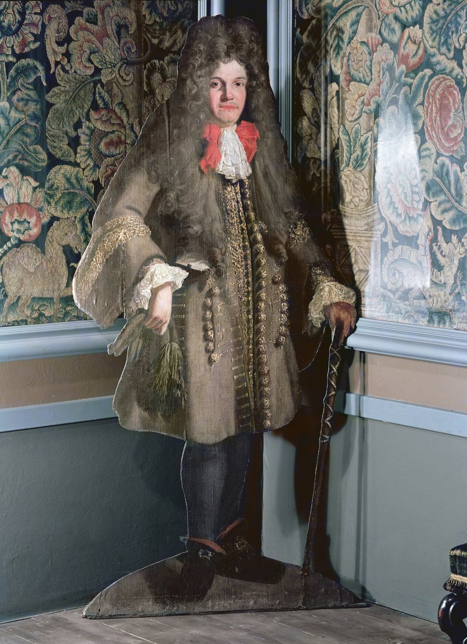 Dummy bordfigur av en mann, ca. 1690 av English School