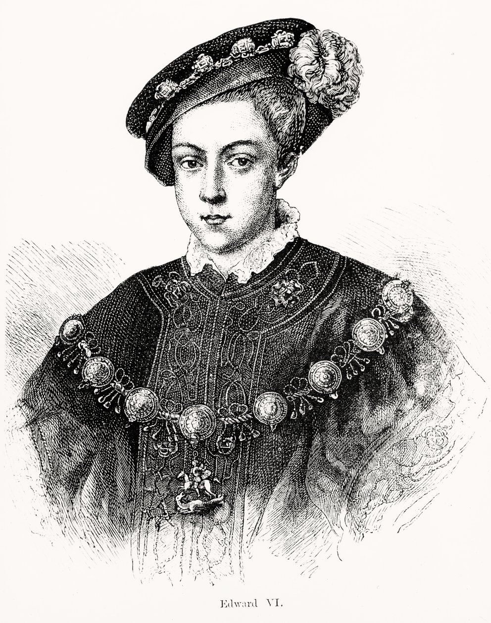 Edward V (1537–53) av English School