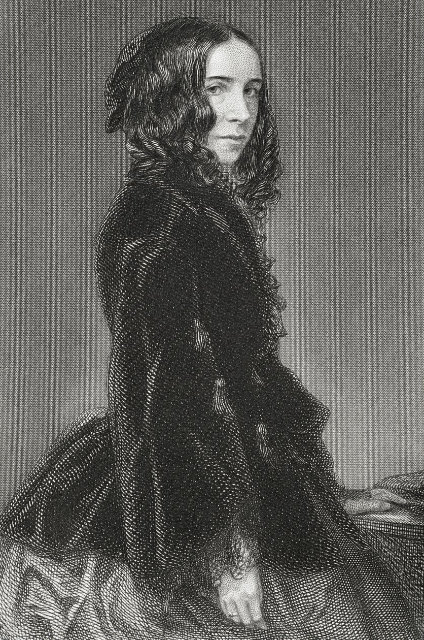 Elizabeth Browning (1806–61) av English School