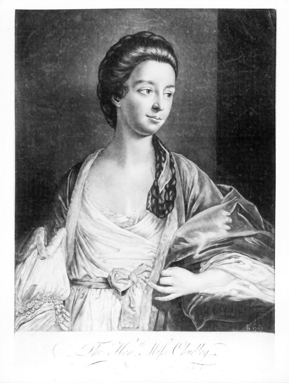 Elizabeth Chudleigh (1720-88) grevinne av Bristol og hertuginne av Kingston av English School