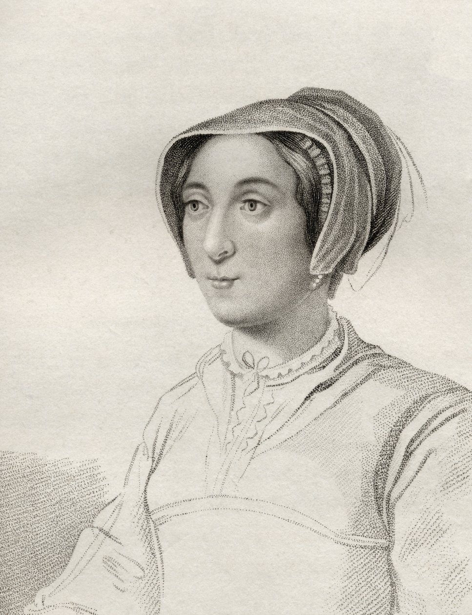 Elizabeth Cooke, gravert av Rivers, illustrasjon fra 