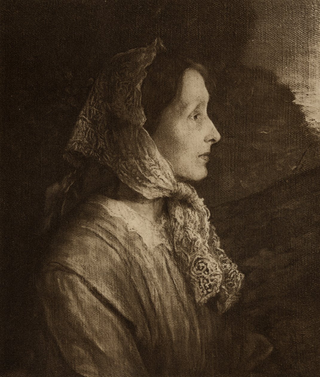 Emily Selwood, kone til Alfred Lord Tennyson (1809-92) av English School