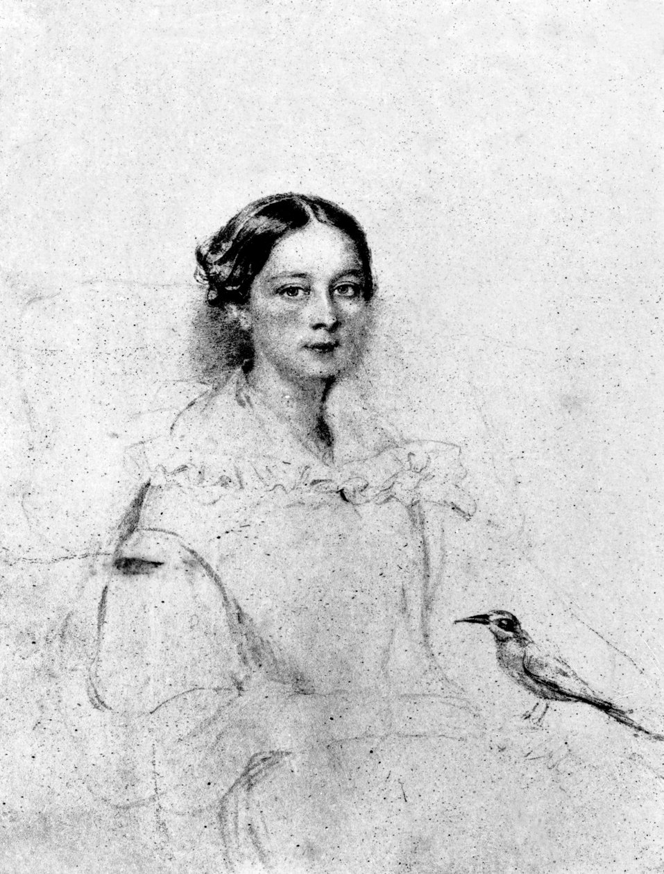 Emily Shore, etter et portrett av ca. 1838 av English School
