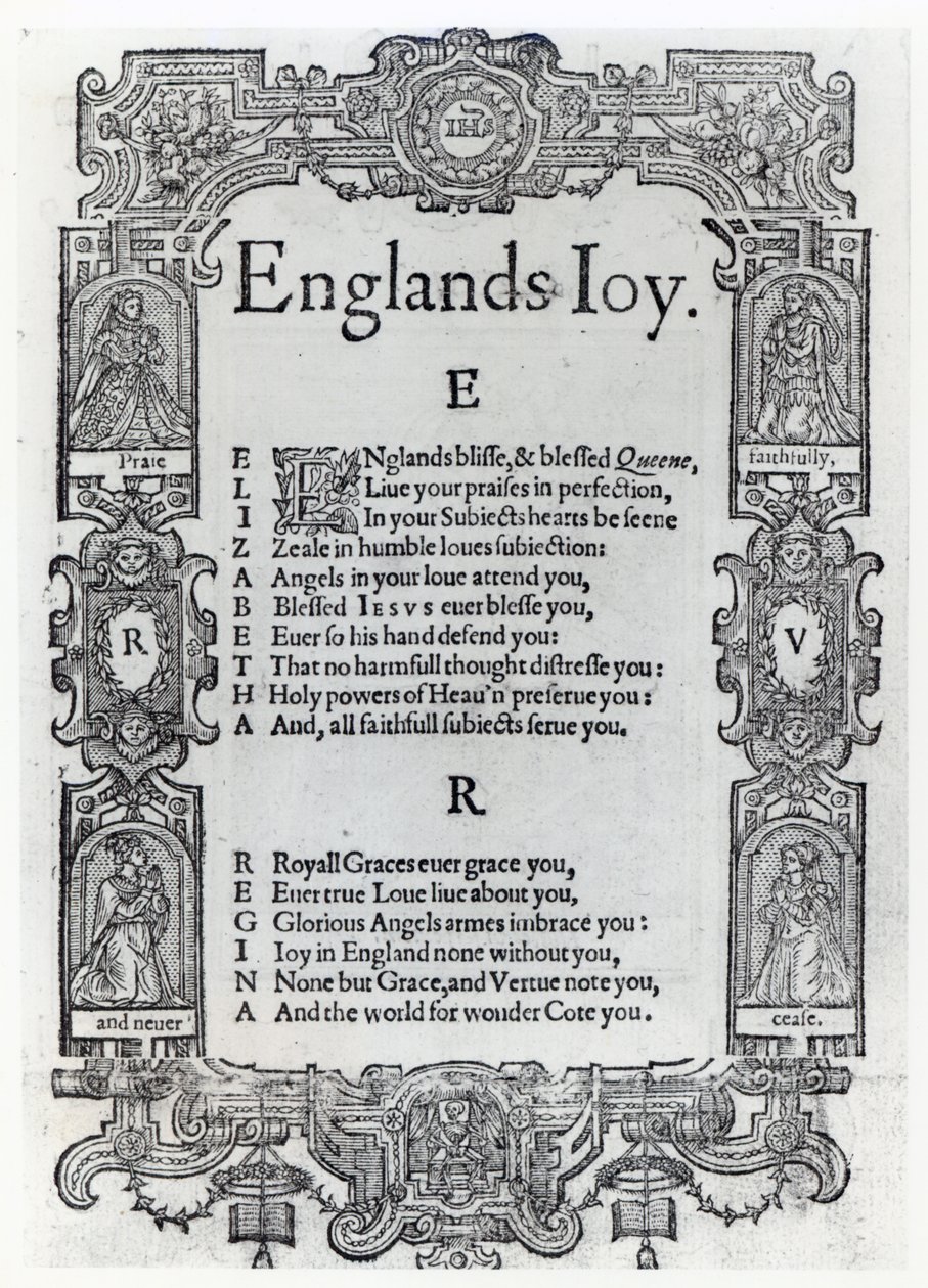 Englands glede av Richard Vennar, ca. 1602 av English School