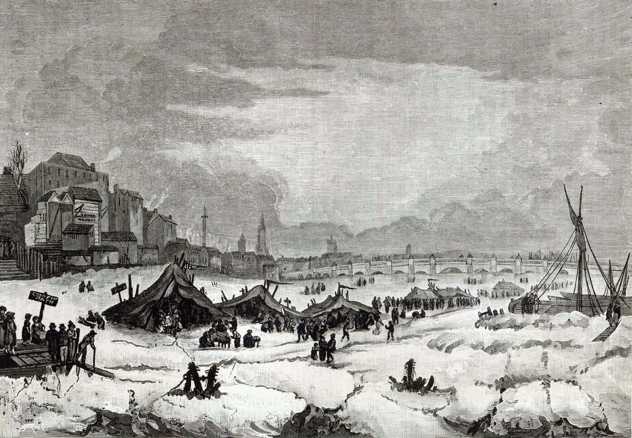 Messe holdt på Themsen mellom 31. januar og 5. februar 1814 av English School