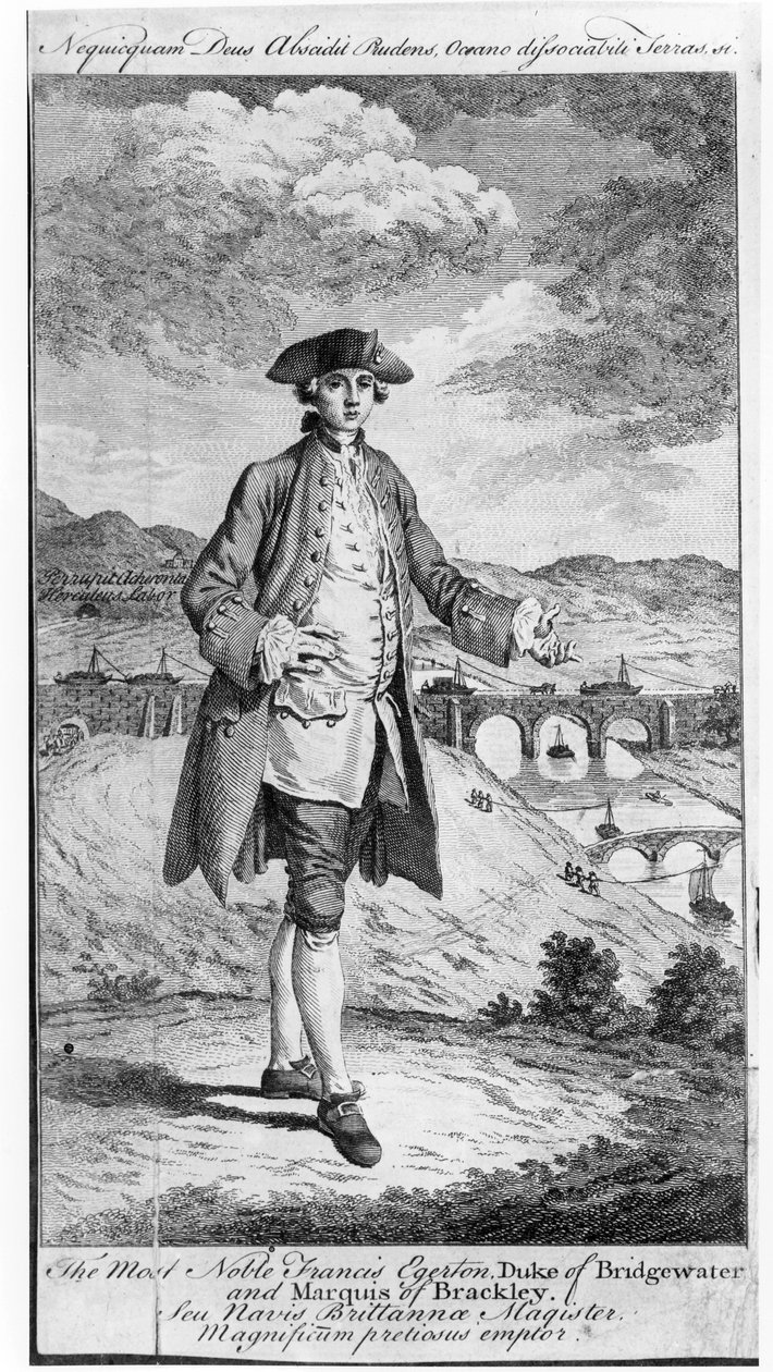 Francis Egerton (1736-1803), tredje hertug av Bridgewater og markis av Brackley av English School