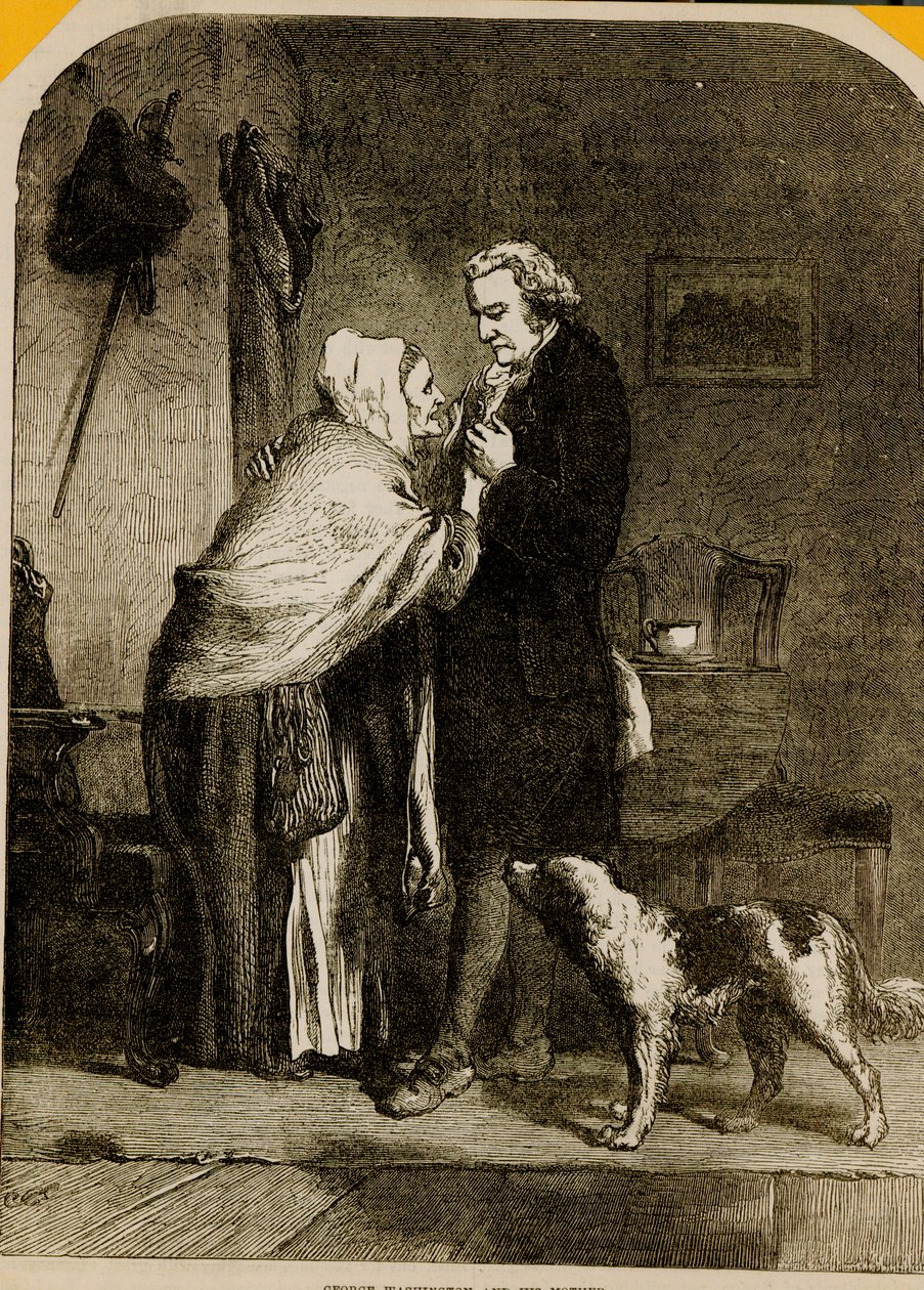 George Washington og hans mor av English School