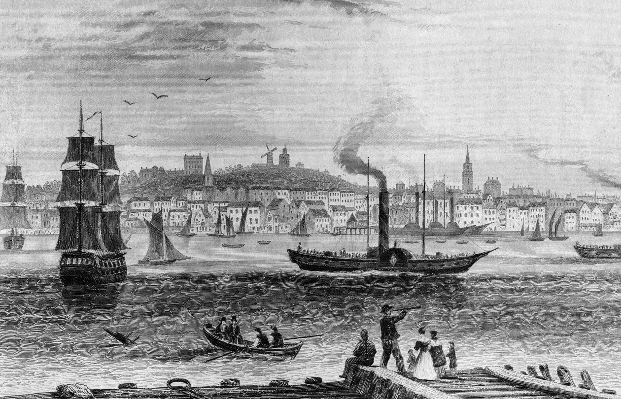 Gravesend, Kent, ca. 1830 av English School