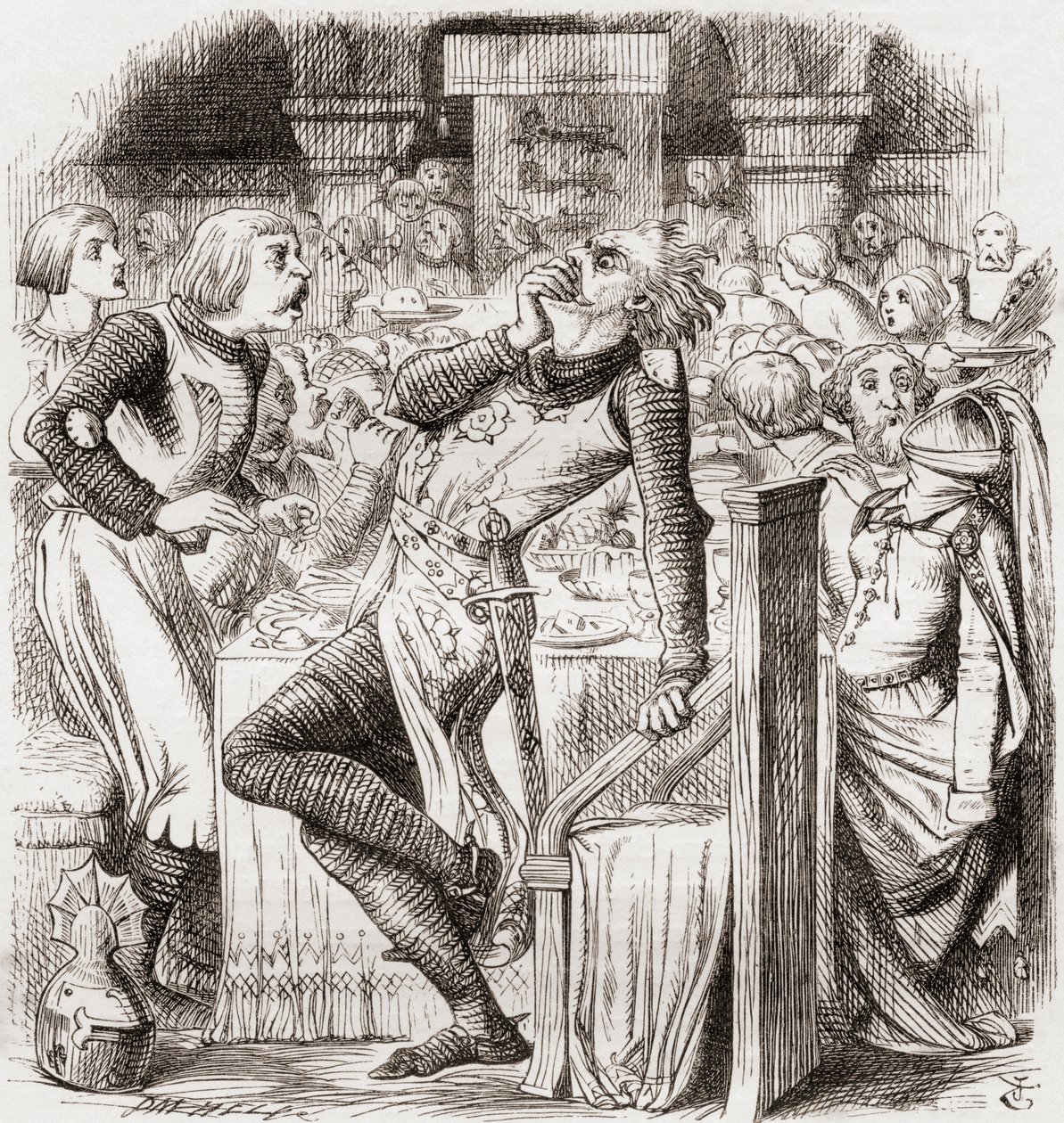 Illustrasjon etter J. Tenniel for diktet 