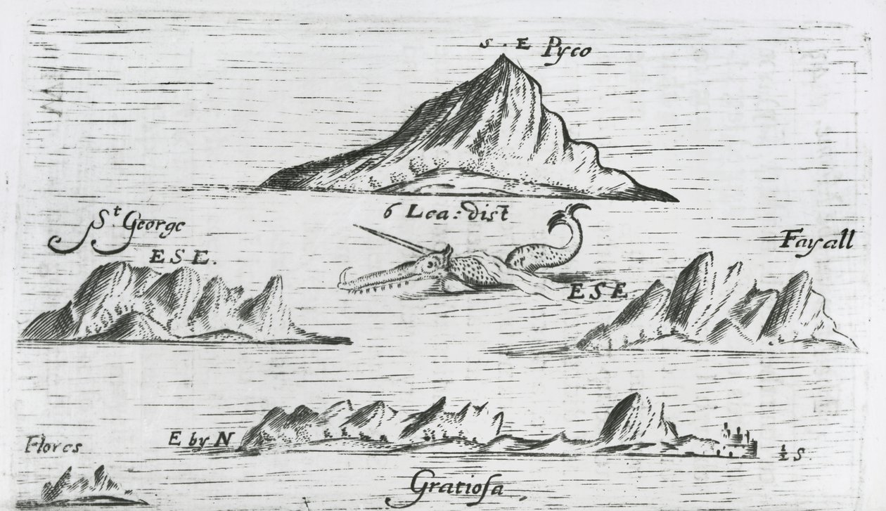 Øyene på Azorene, ca. 1597 av English School