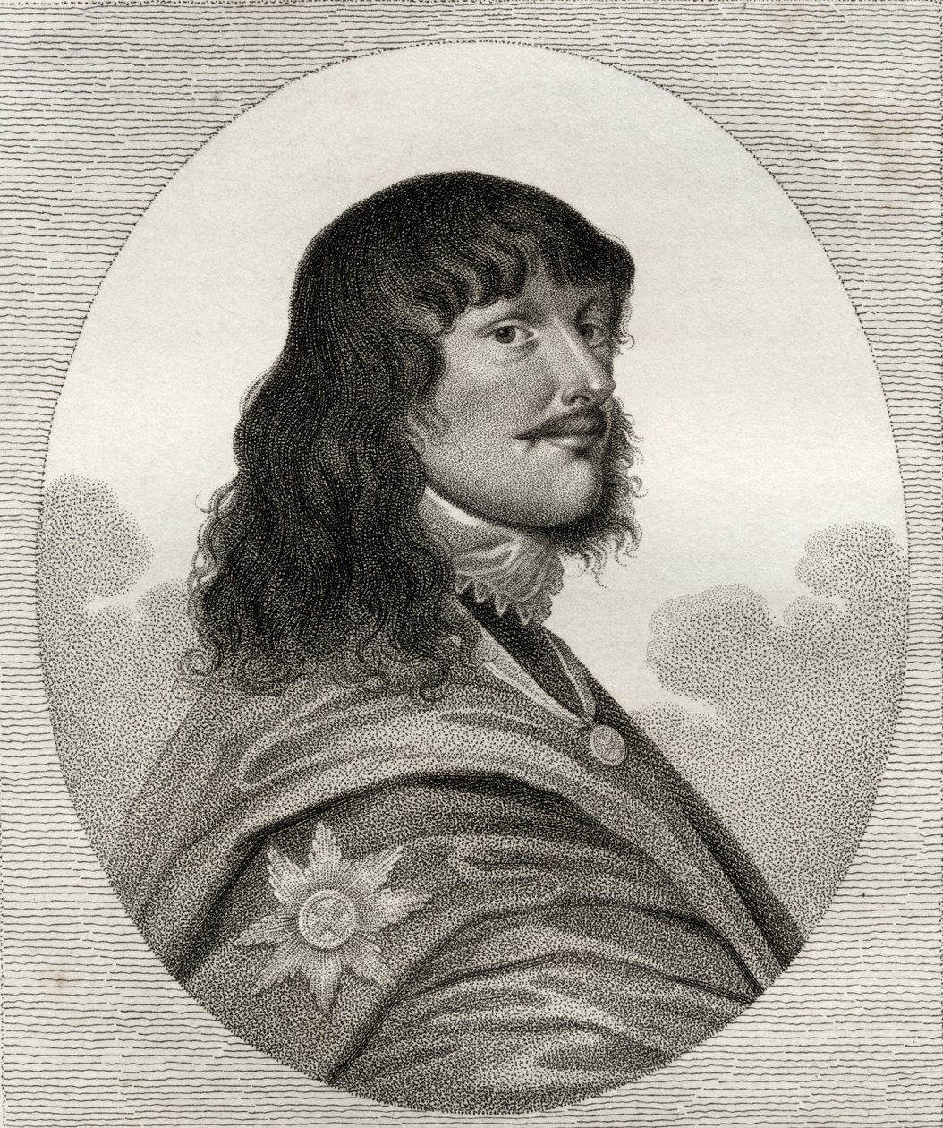 James Stanley, illustrasjon fra 'A catalogue of Royal and Noble Authors, Volume III', utgitt i 1806 av English School