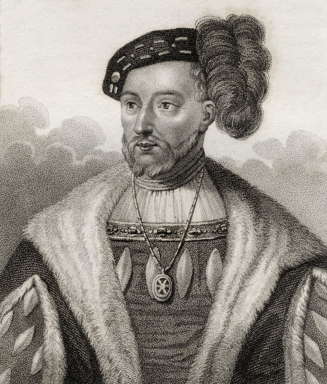 James V, King of Scotland, illustrasjon fra 