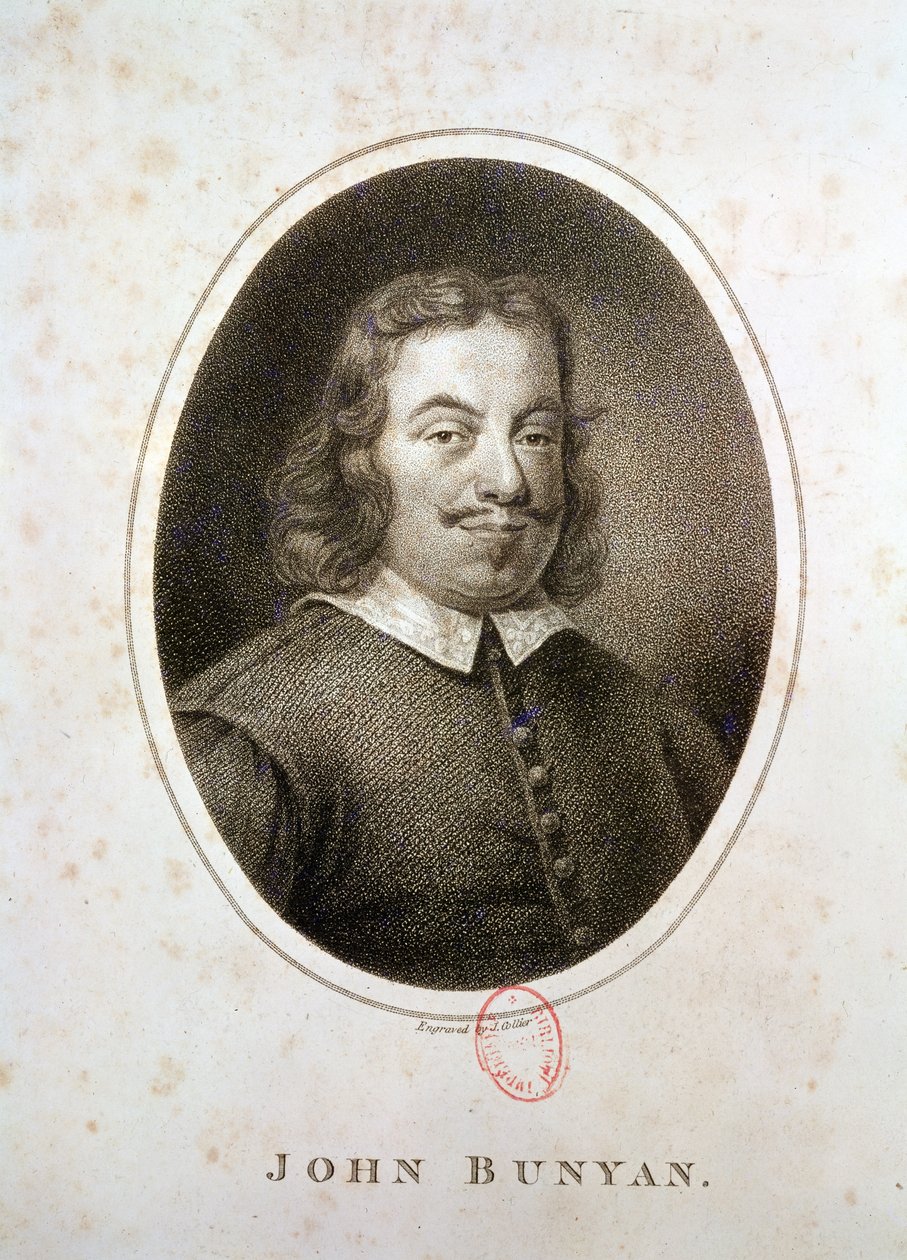 John Bunyan (1628-88) gravert av John Collier av English School