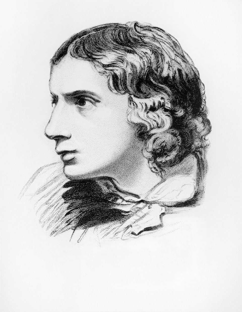 John Keats (1795-1821) av English School