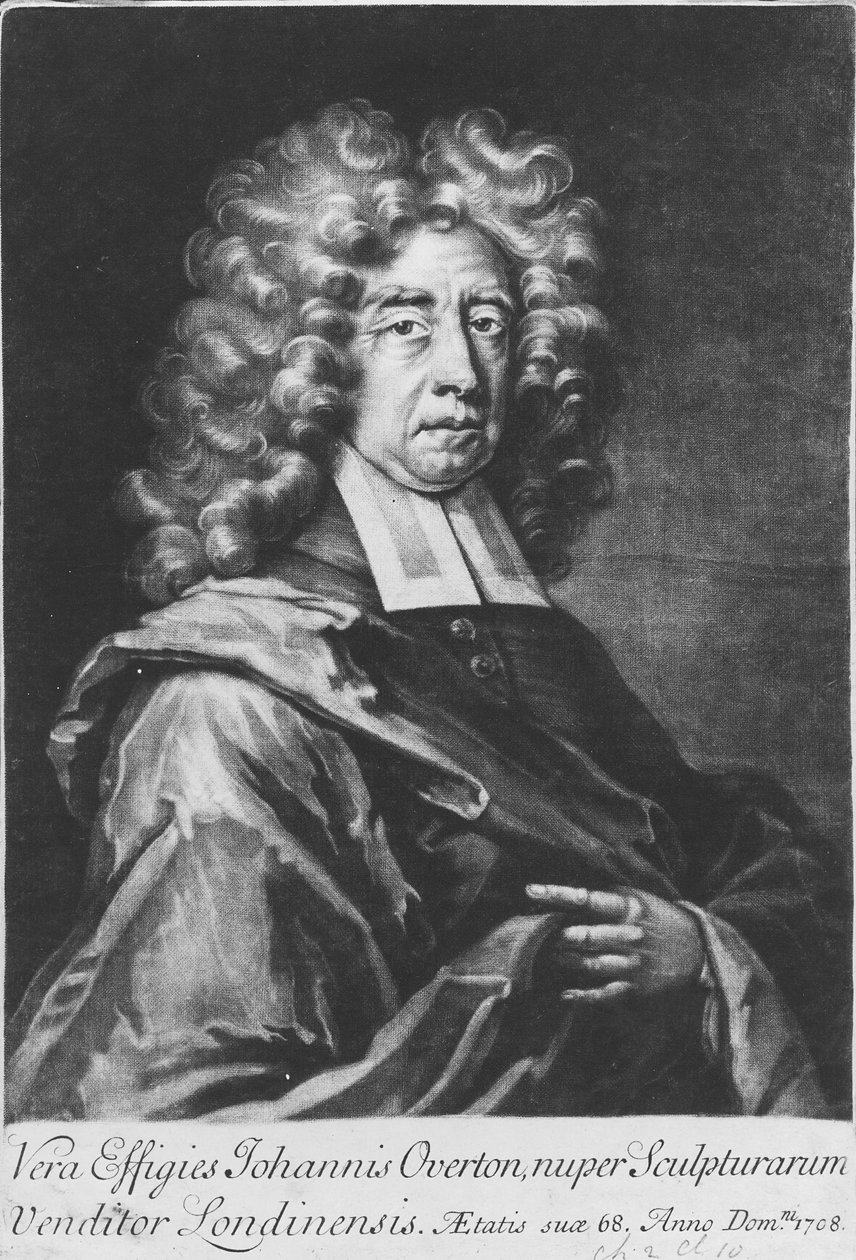 John Overton, 1708 (mezzotint) av English School