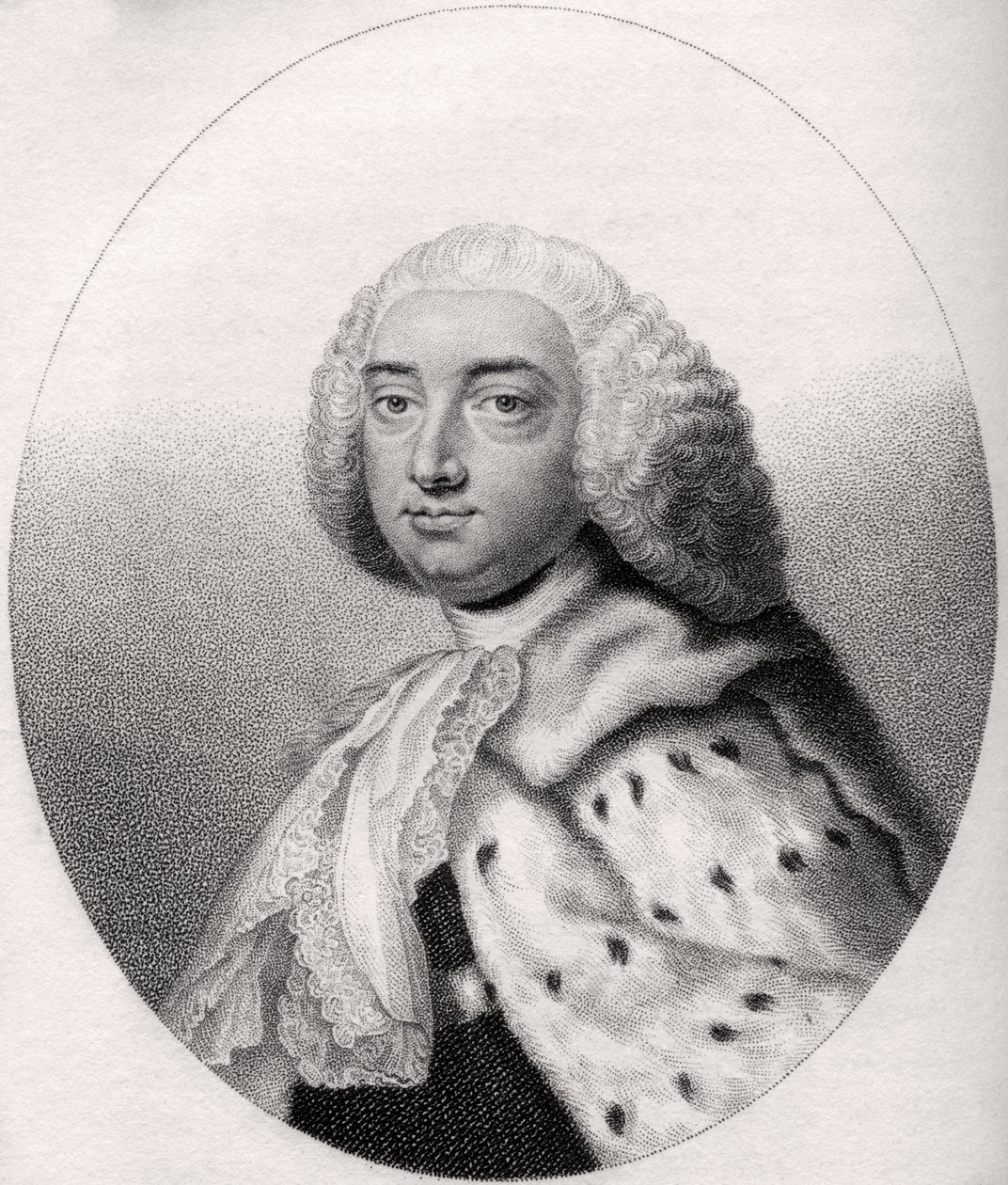 John Perceval, gravert av Freeman, illustrasjon fra 'A catalogue of Royal and Noble Authors, Volume V', utgitt i 1806 av English School