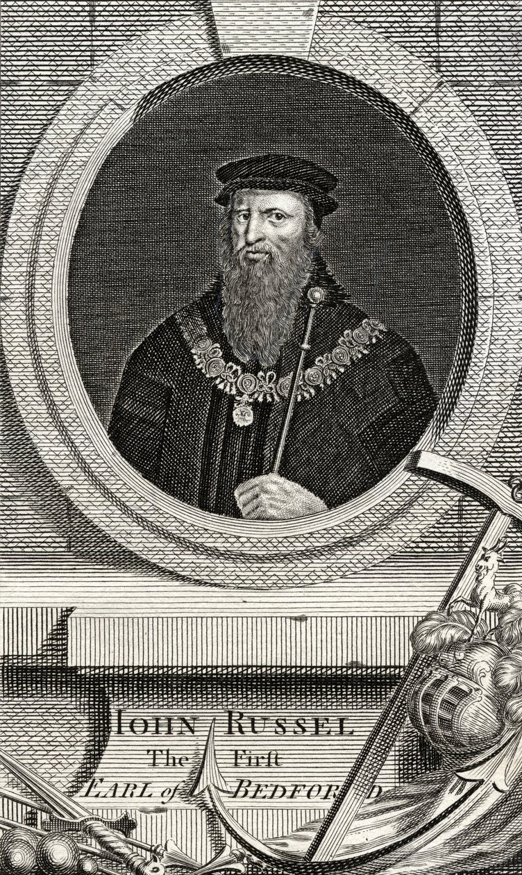 John Russell (1485-1555) 1. jarl av Bedford, fra 