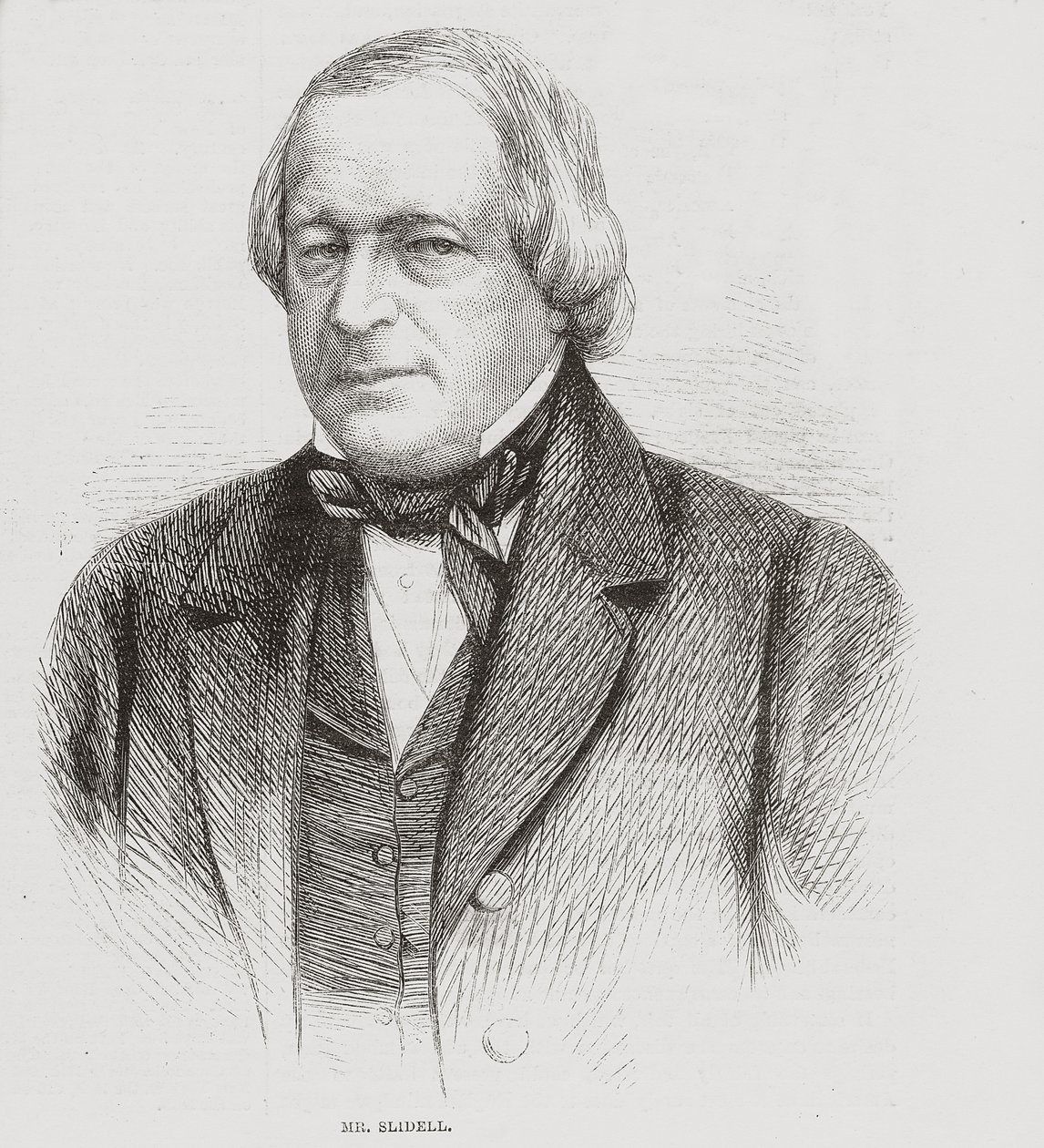 John Slidell, 1861 av English School