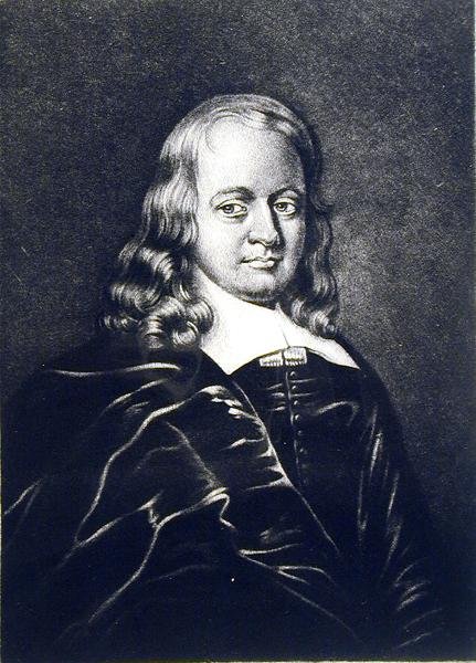 John Thurloe (1616-68) illustrasjon fra Portraits of Characters Illustrious in British History, gravert av Robert Dunkarton (1744-c.1817) (mezzotint) av English School