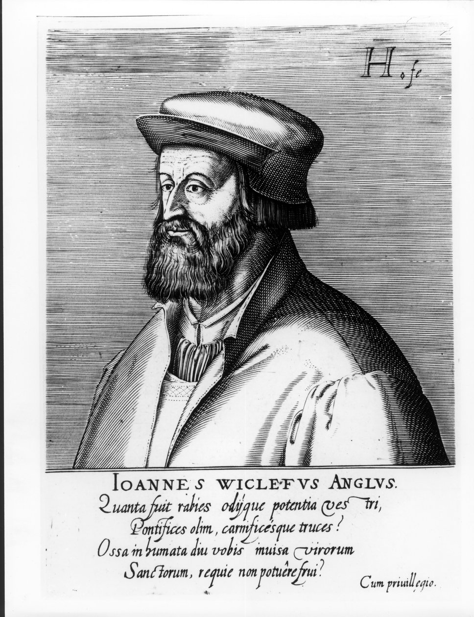 John Wycliffe (ca. 1330-84) av English School