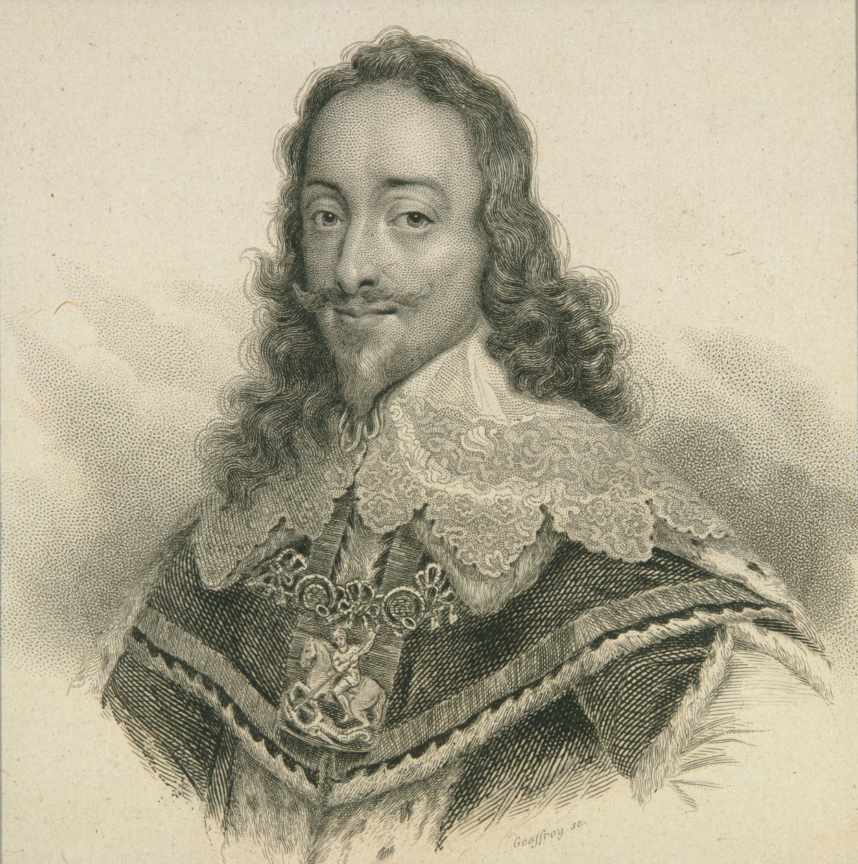 Kong Charles I av England (1600-49) av English School