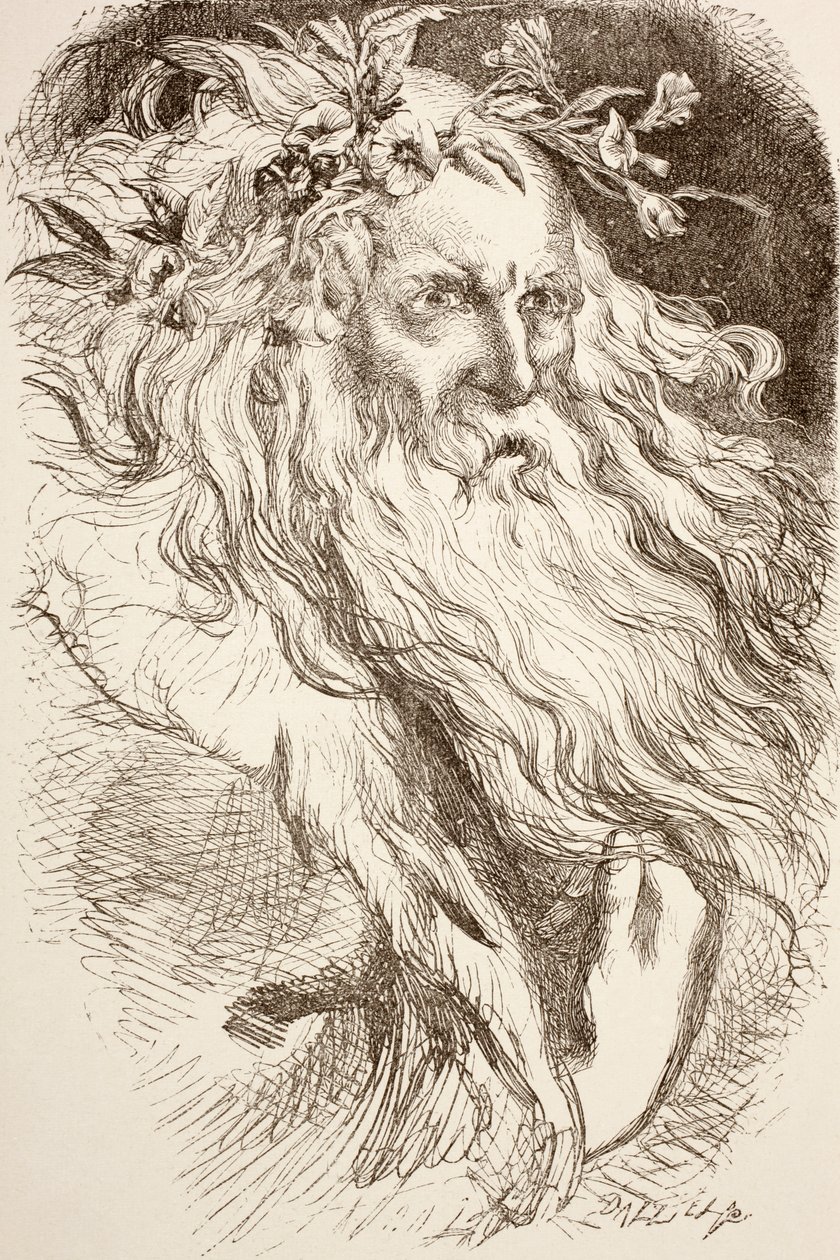 Kong Lear, 1890 av English School