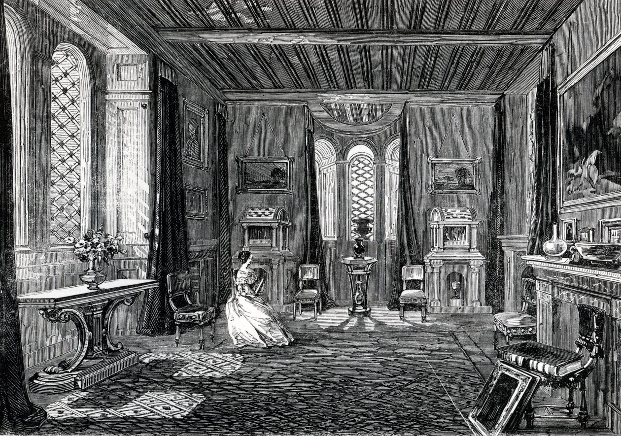 Lansdown Tower - The Scarlet Drawing-Room, publisert i 