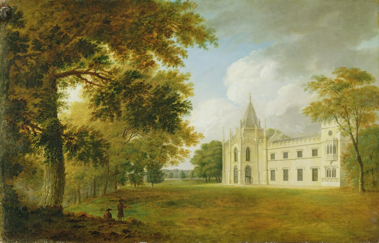 Lee Priory, Kent, ca. 1800 av English School