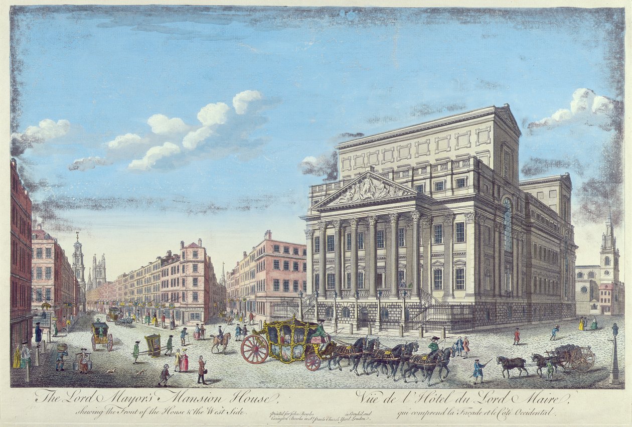 Lord Mayors Mansion House, ca. 1753 av English School