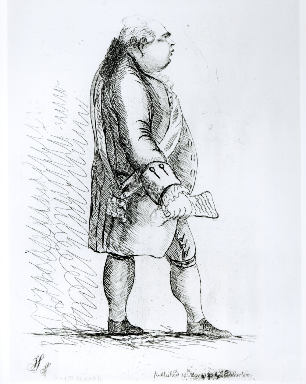 Lord North (1732–92) av English School