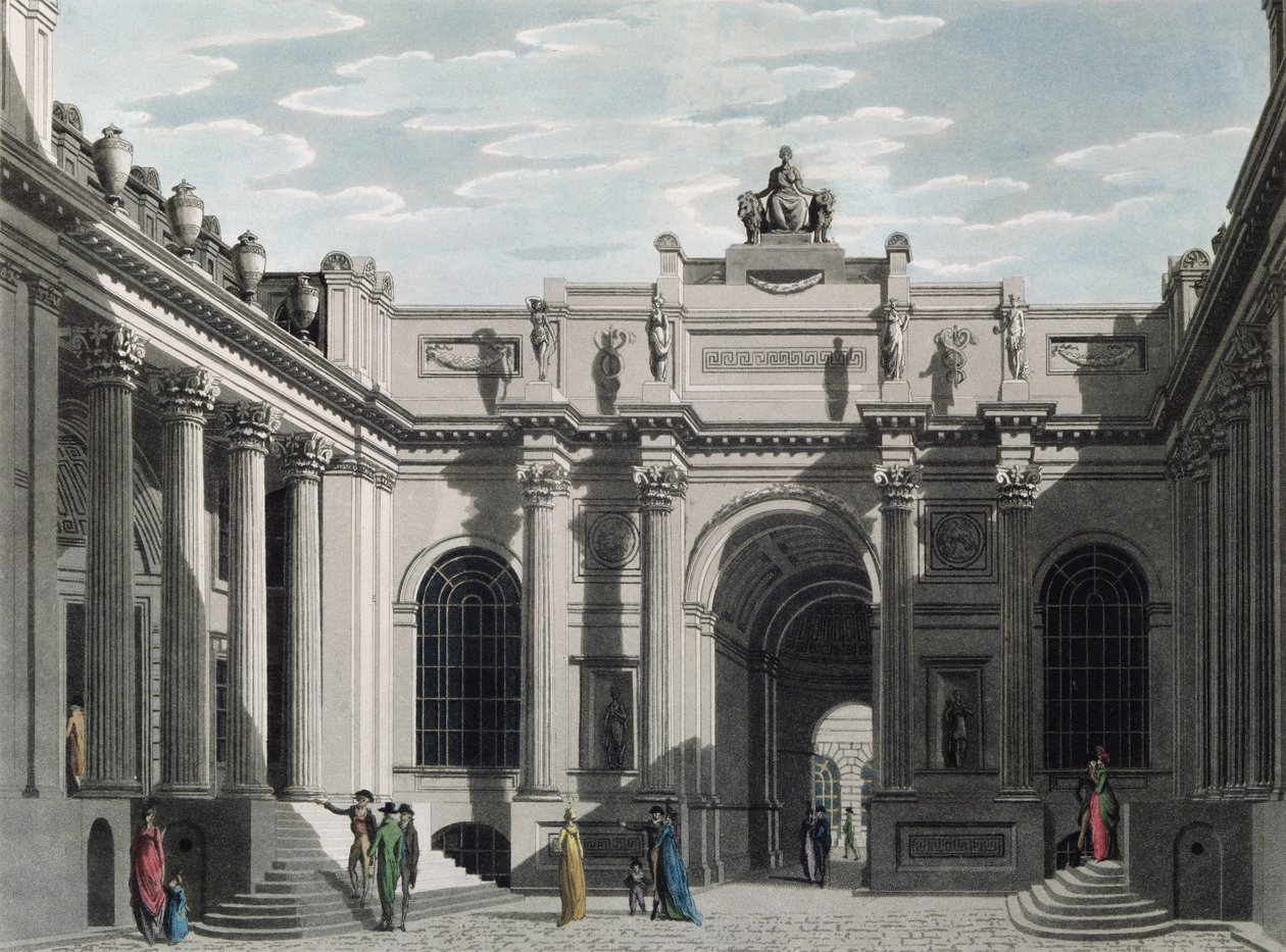 Lothbury Court, Bank of England 1801 av English School