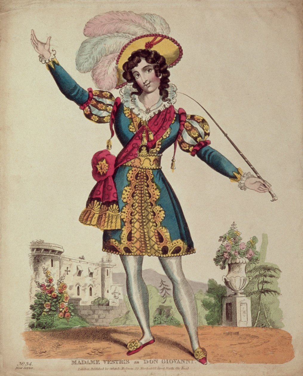 Madame Vestris i rollen som Don Giovanni fra Mozarts opera 