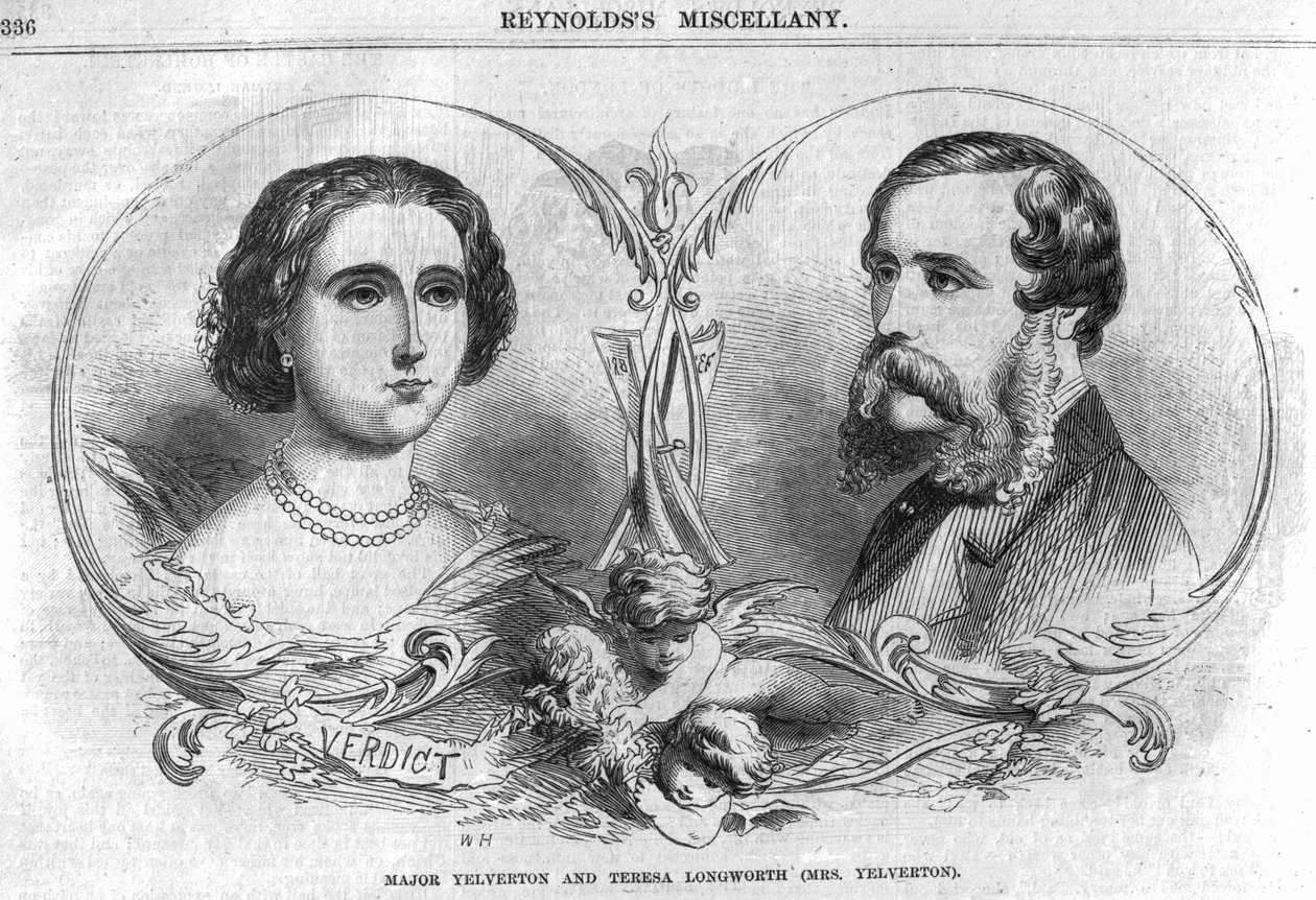 Major Yelverton og Teresa Longworth (Mrs Yelverton), illustrasjon fra 
