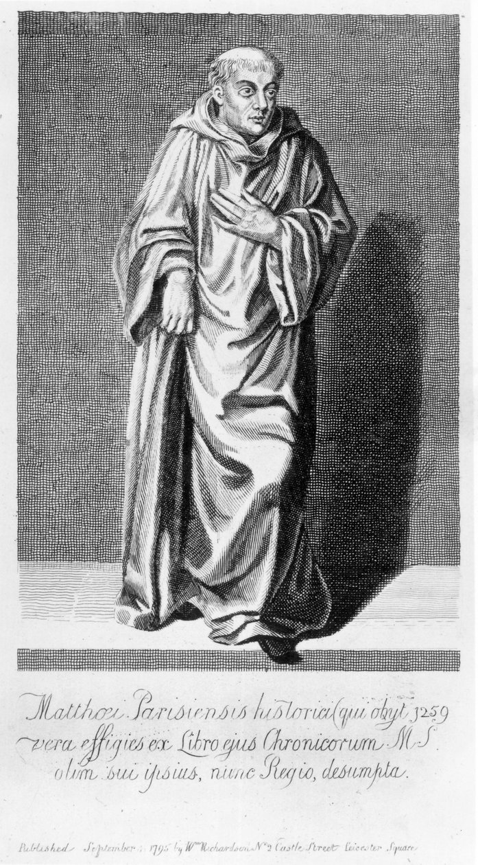 Matthew Paris, 1795 av English School