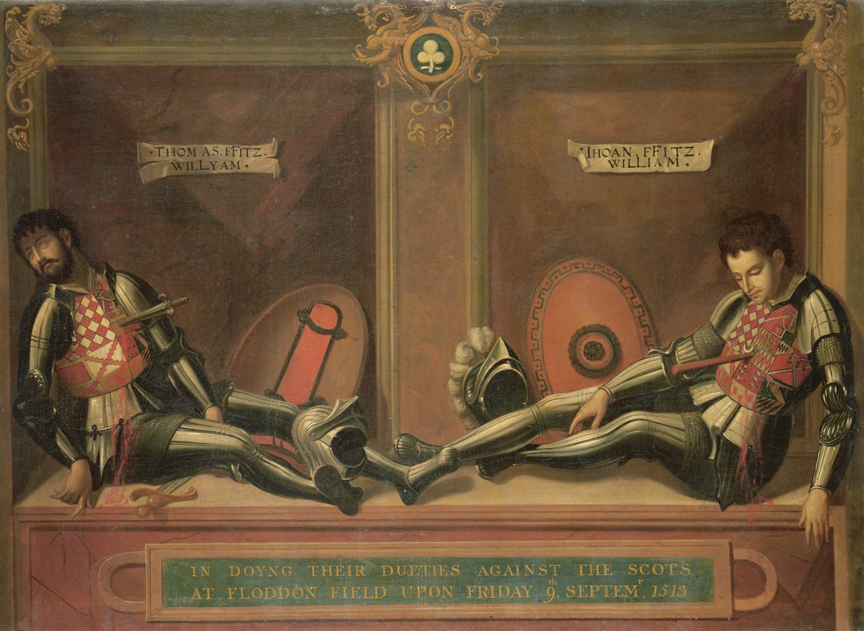 Minnesmerke over John og Thomas Fitzwilliam, brødre til William, Earl of Southampton av English School