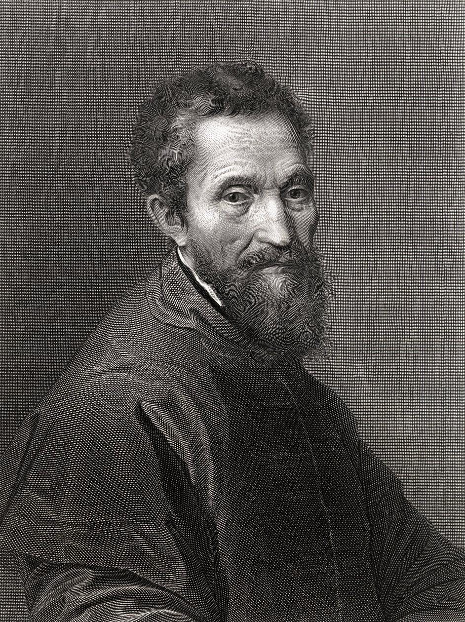 Michelangelo Buonarroti (1475–1564) av English School