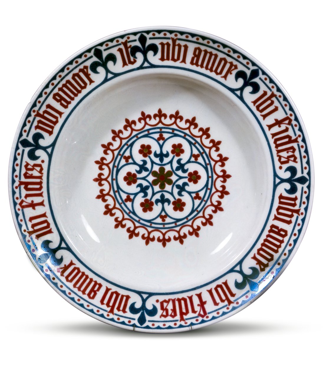 Minton-fat designet av Pugin, 1851 (keramikk) av English School